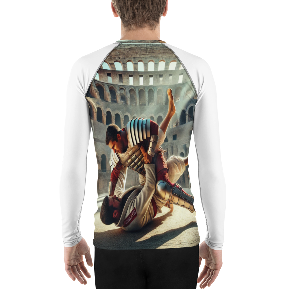 Heren Rash Guard – Lange Mouwen, UV-bescherming, Stretchstof – Perfect voor BJJ, MMA en Watersporten