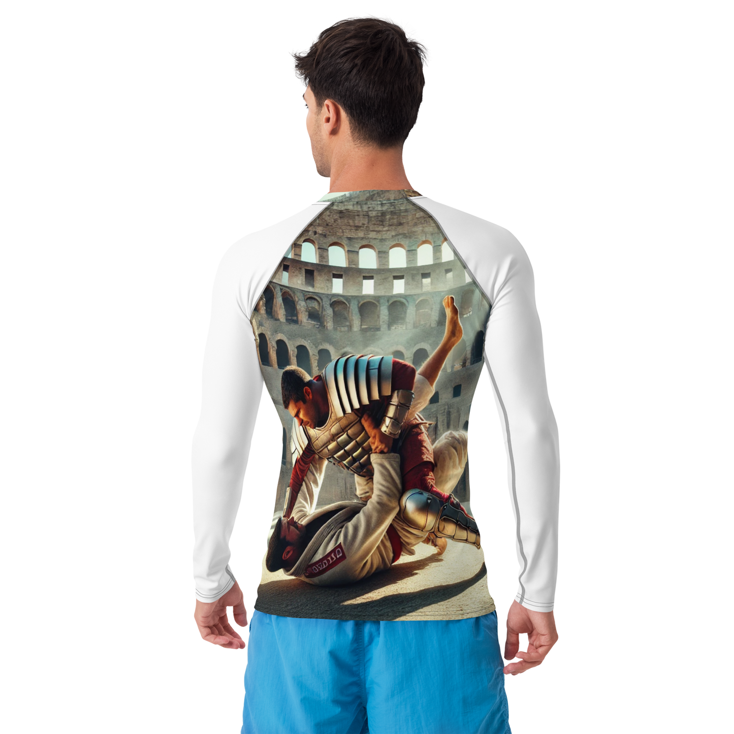 Heren Rash Guard – Lange Mouwen, UV-bescherming, Stretchstof – Perfect voor BJJ, MMA en Watersporten