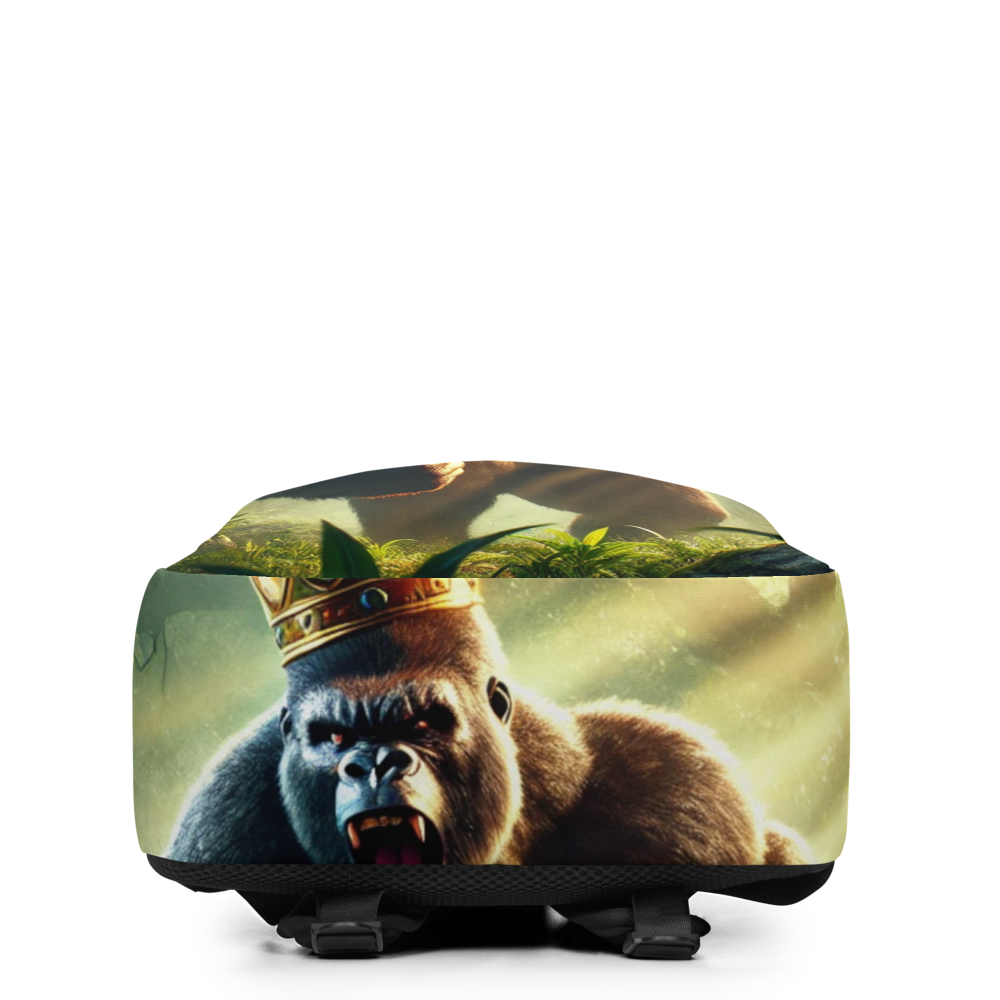 Gorilla Backpack with Crown - Cool and Unique Design for Everyday Use