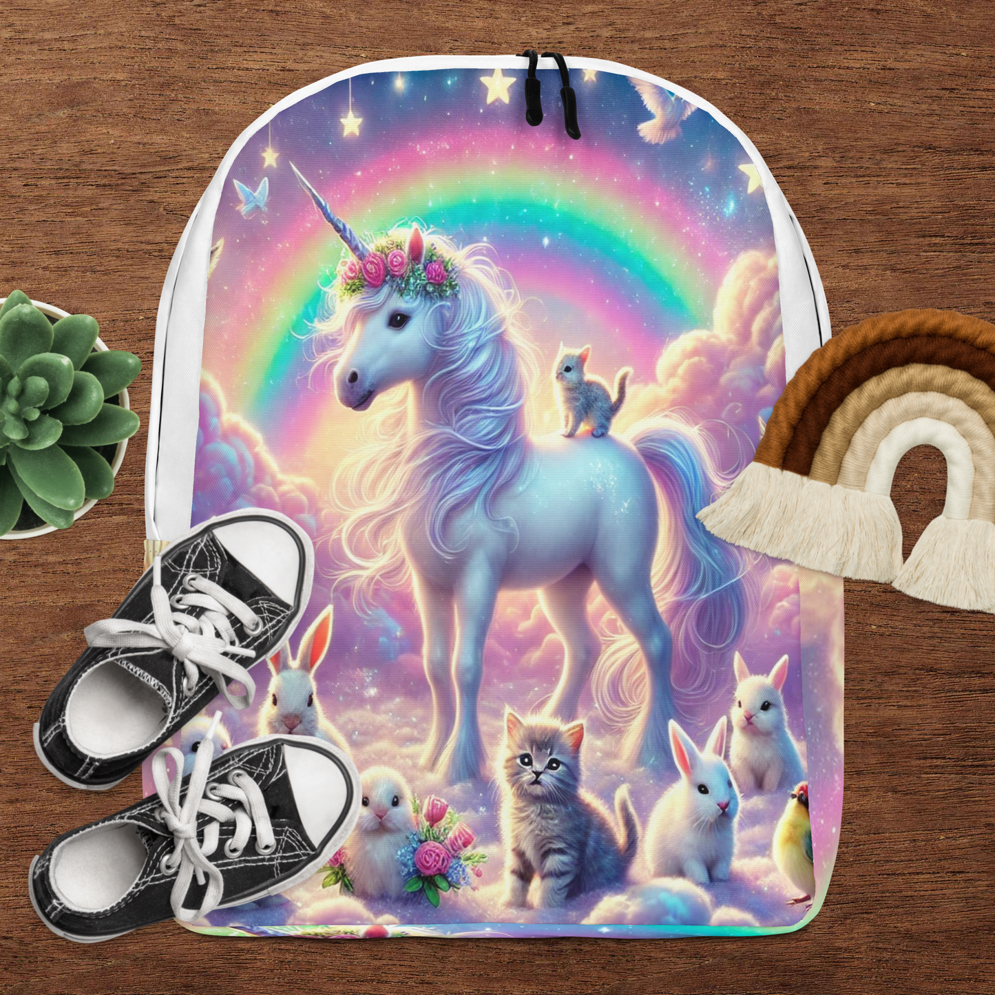 Kids Backpack with Unicorn Print – Waterproof, Spacious &amp; Ergonomic – Suitable for School, Travel and Daily Use