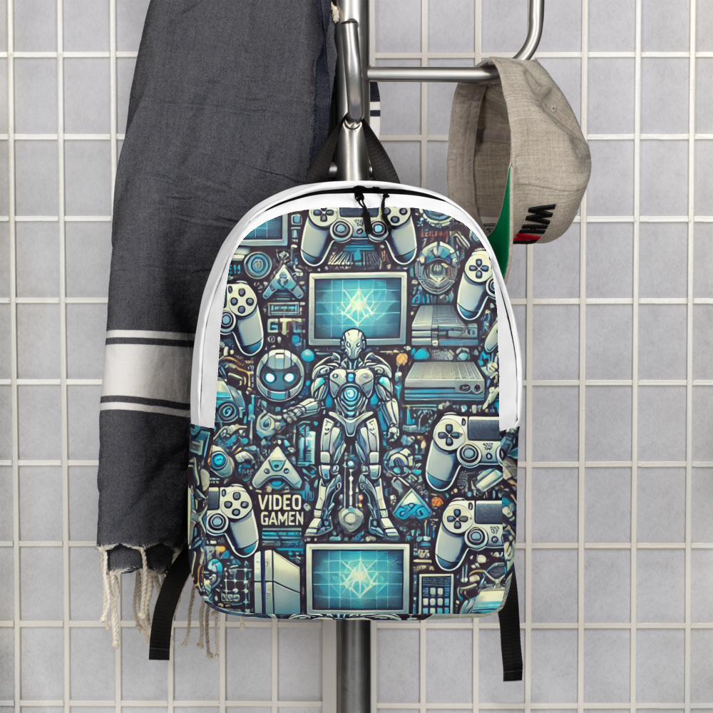 Waterproof Minimalist Backpack with Laptop Compartment - 20L Capacity, Ergonomic Design