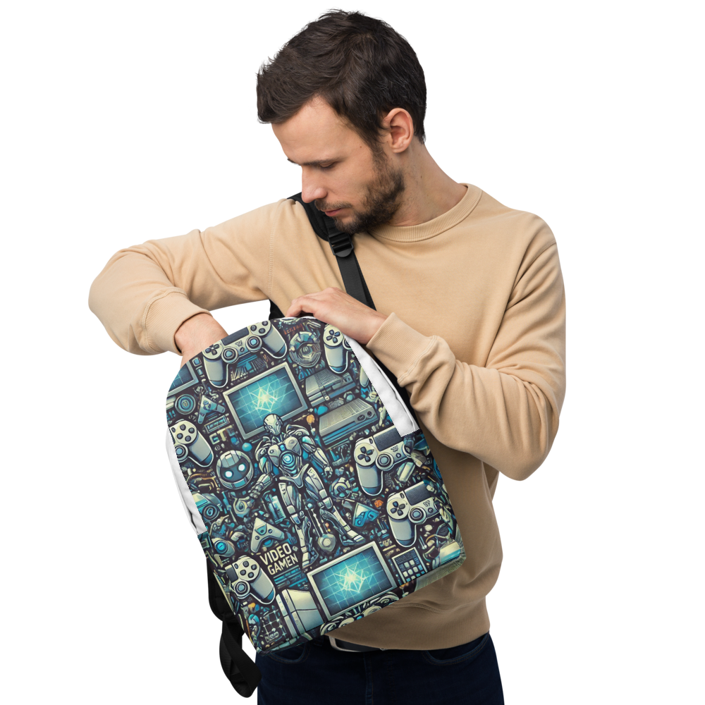 Waterproof Minimalist Backpack with Laptop Compartment - 20L Capacity, Ergonomic Design