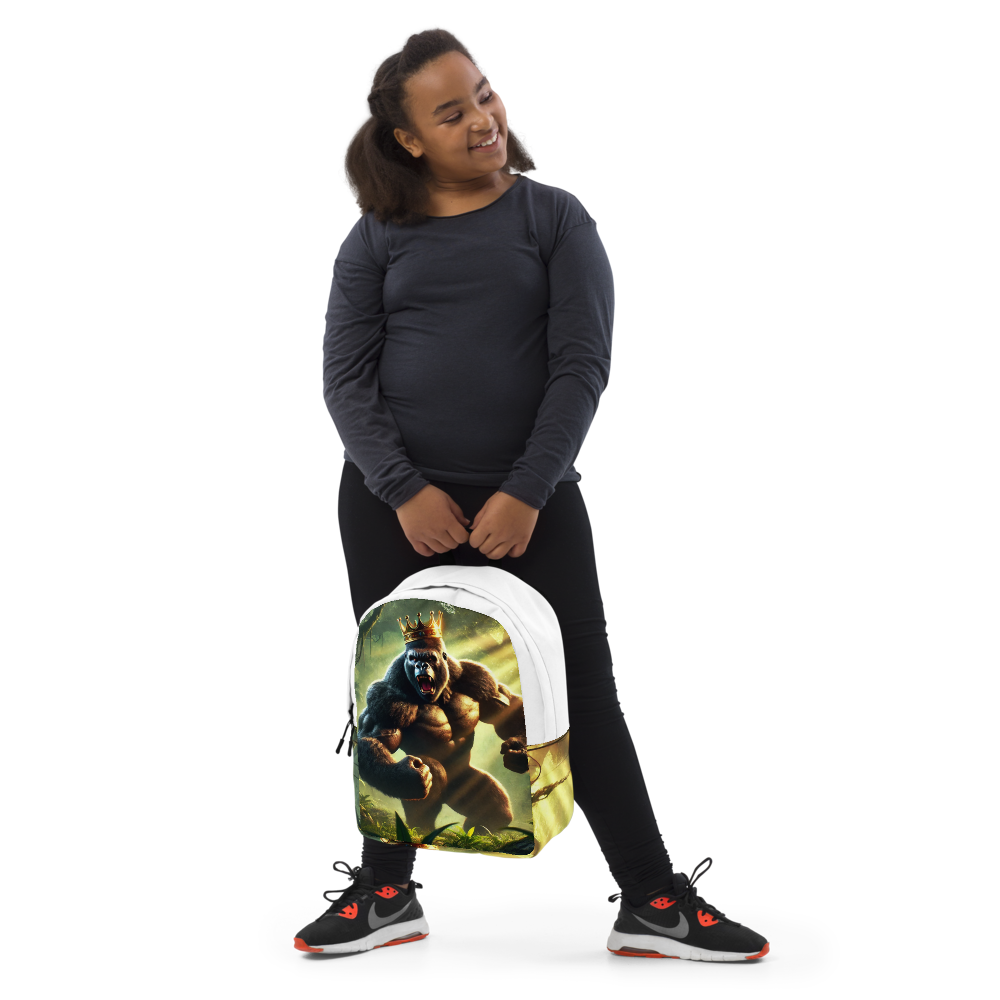 Gorilla Backpack with Crown - Cool and Unique Design for Everyday Use