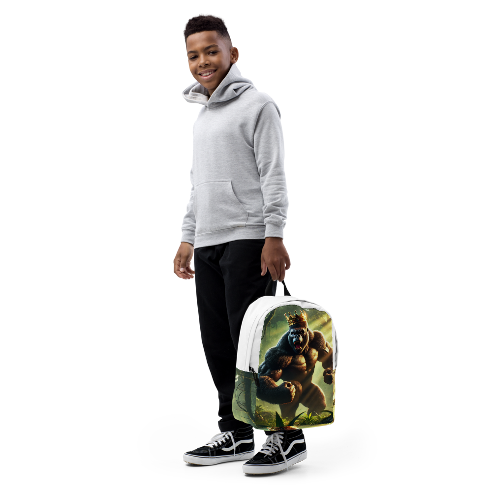 Gorilla Backpack with Crown - Cool and Unique Design for Everyday Use