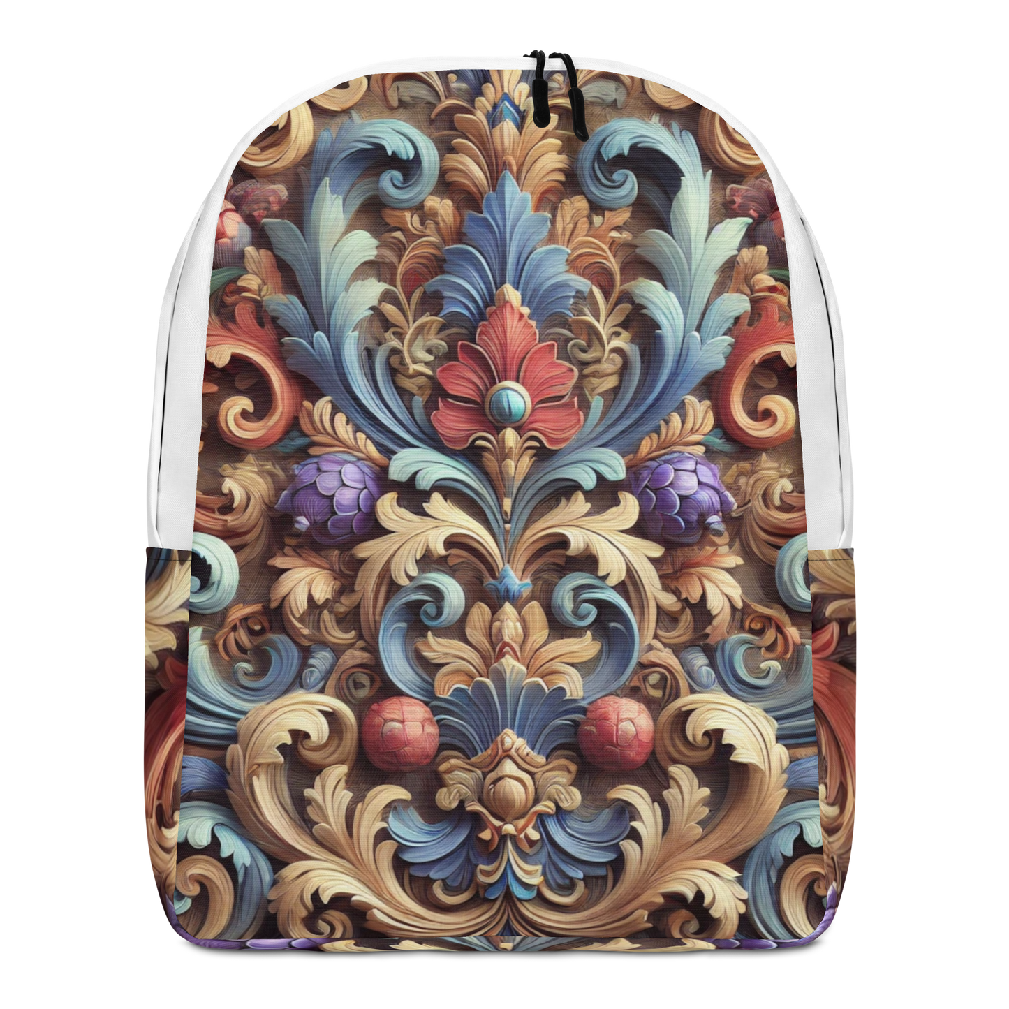 Vintage Barok Rugzak – Uniek Design met Laptopvak en Waterbestendig