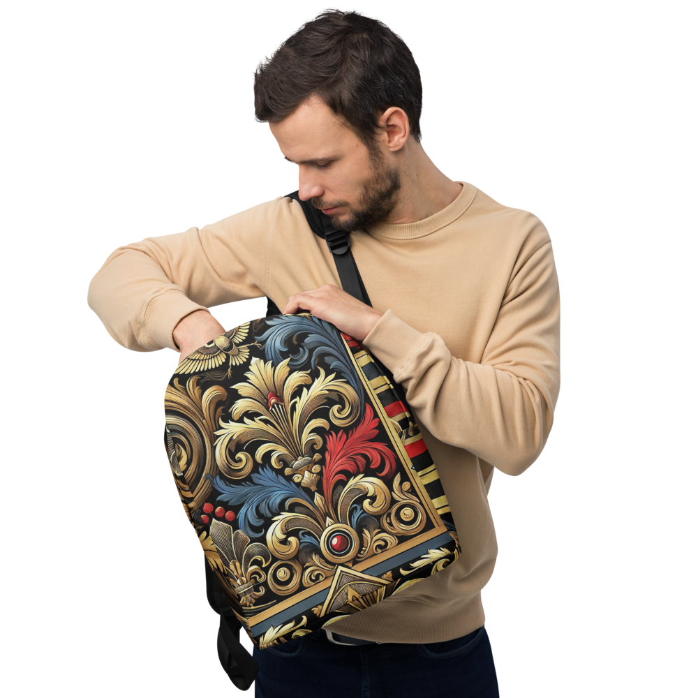 Luxueuze Barok Rugzak – Waterbestendig met Laptopvak en Ergonomisch Design