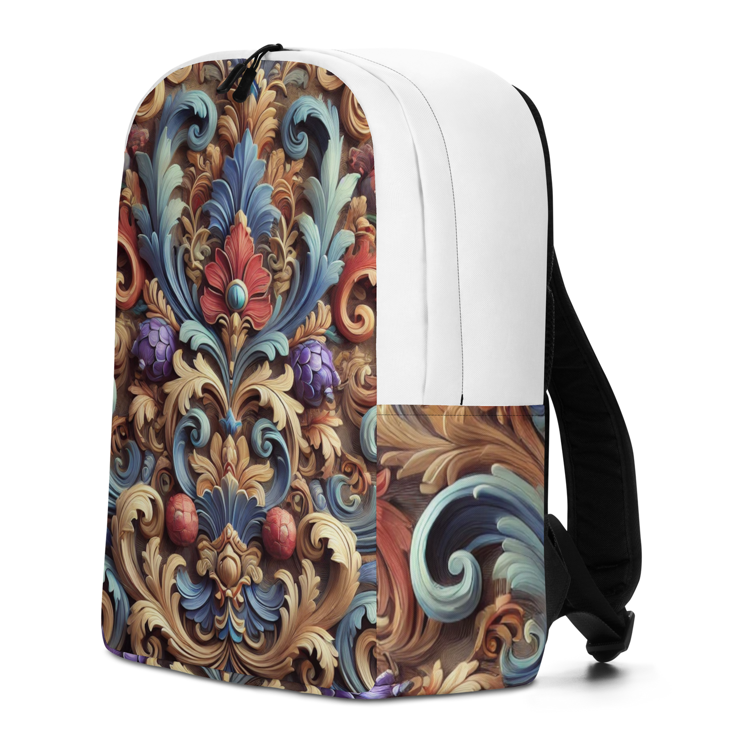 Vintage Barok Rugzak – Uniek Design met Laptopvak en Waterbestendig