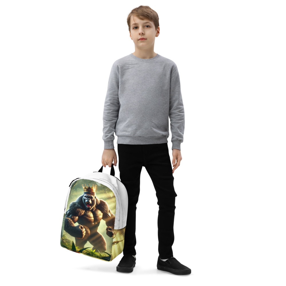 Gorilla Backpack with Crown - Cool and Unique Design for Everyday Use