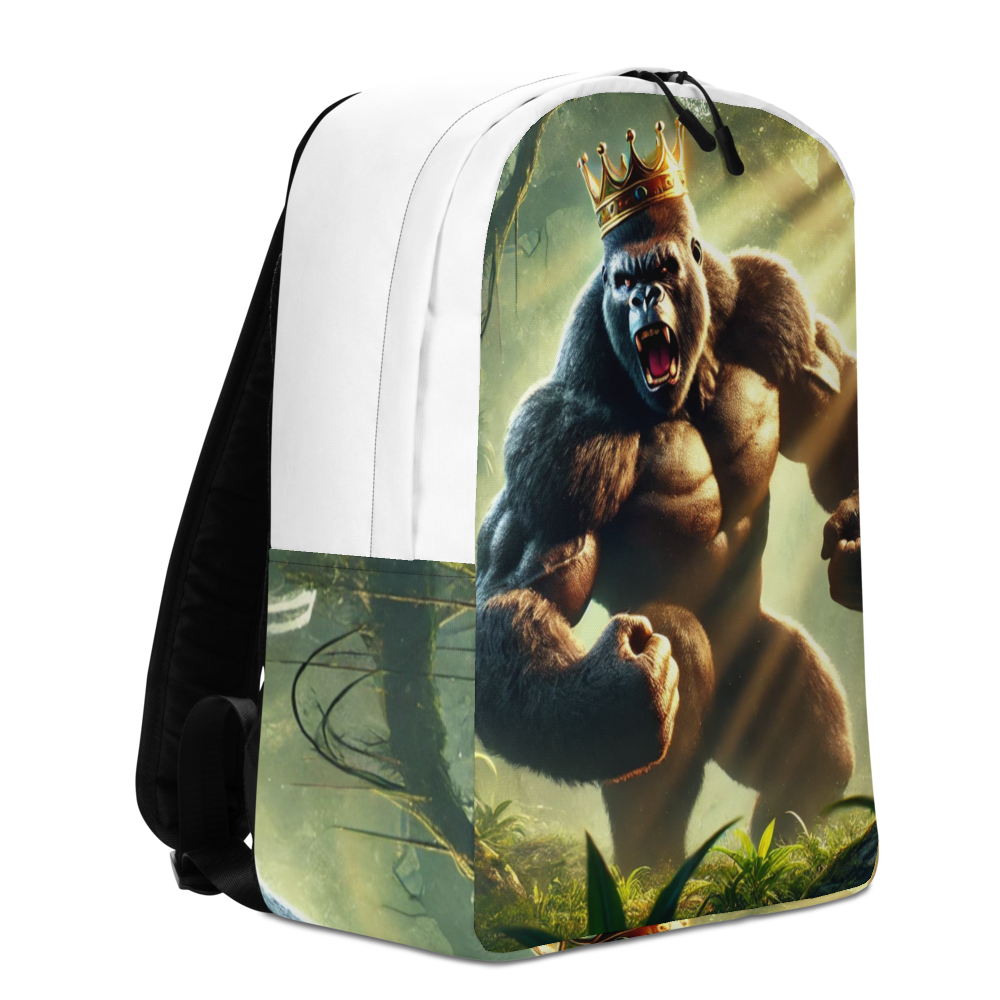 Gorilla Backpack with Crown - Cool and Unique Design for Everyday Use