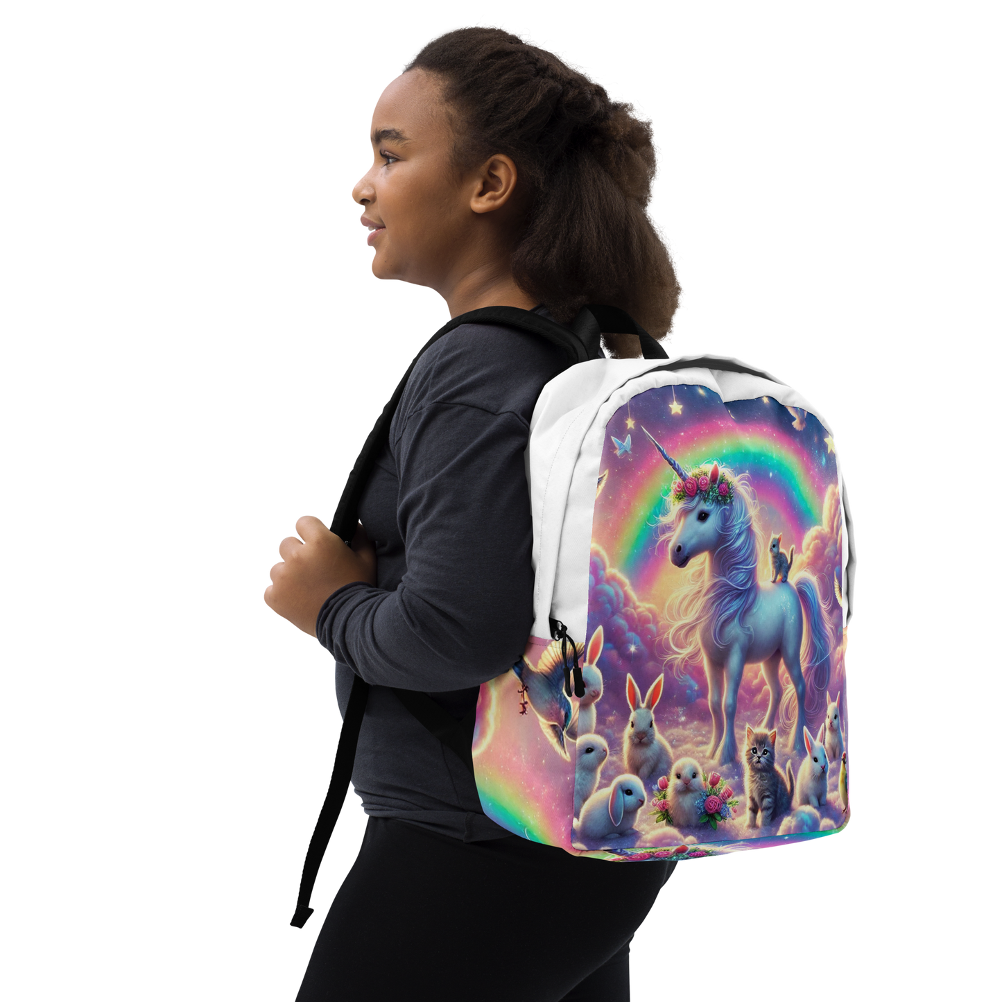 Kids Backpack with Unicorn Print – Waterproof, Spacious &amp; Ergonomic – Suitable for School, Travel and Daily Use