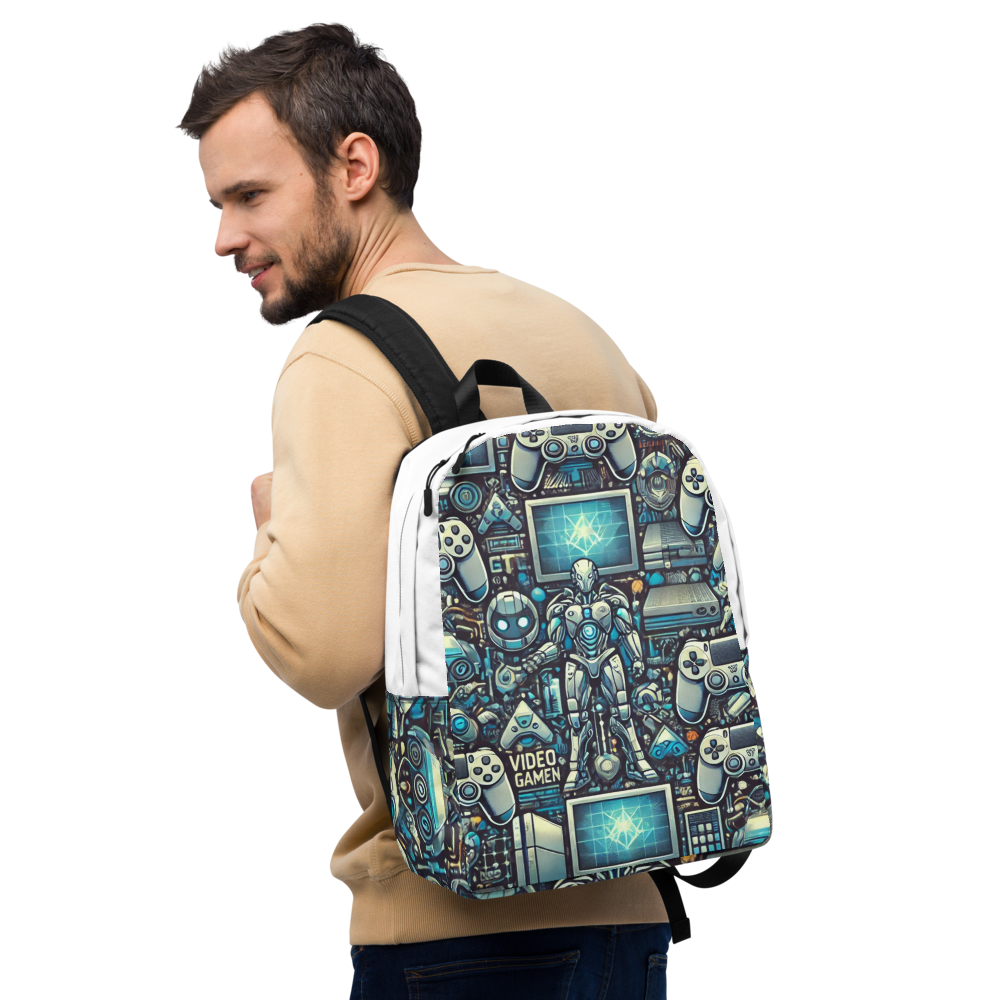 Waterproof Minimalist Backpack with Laptop Compartment - 20L Capacity, Ergonomic Design