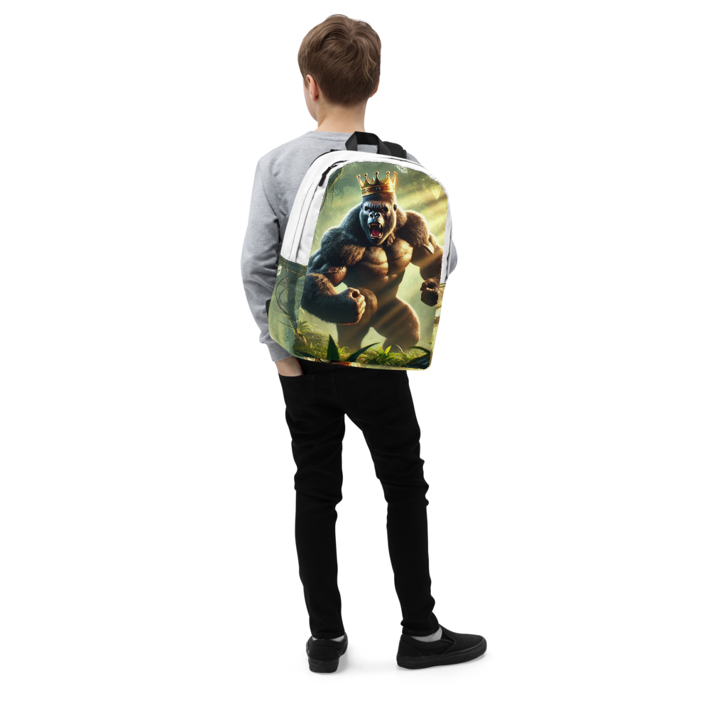 Gorilla Backpack with Crown - Cool and Unique Design for Everyday Use