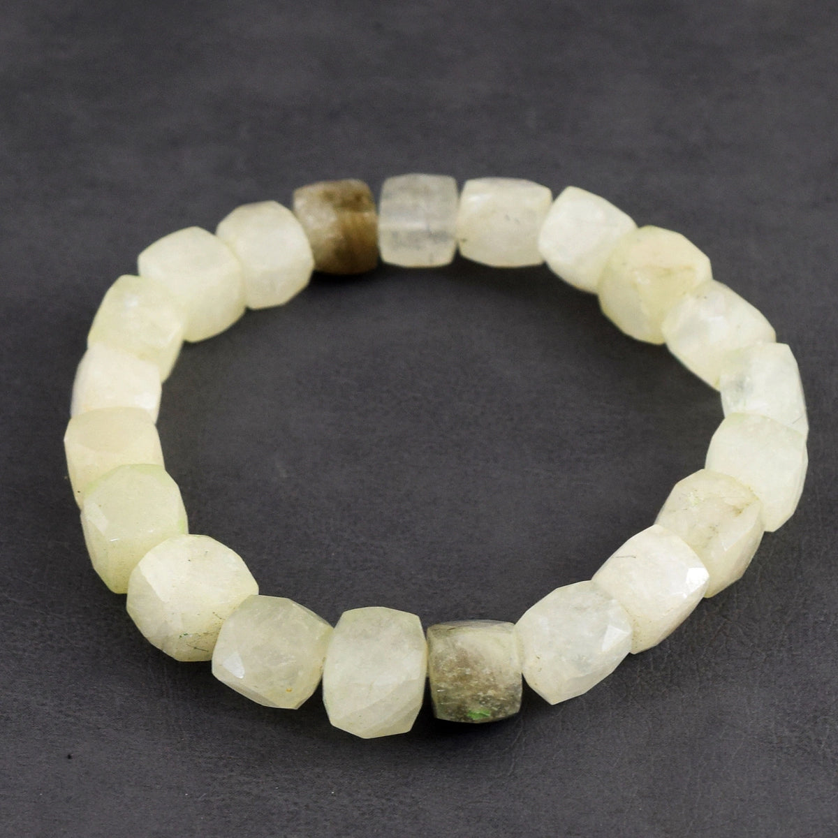 Echte Rutielkwarts Stretch Kralenarmband met Gefacetteerde Stenen 160,00 CT