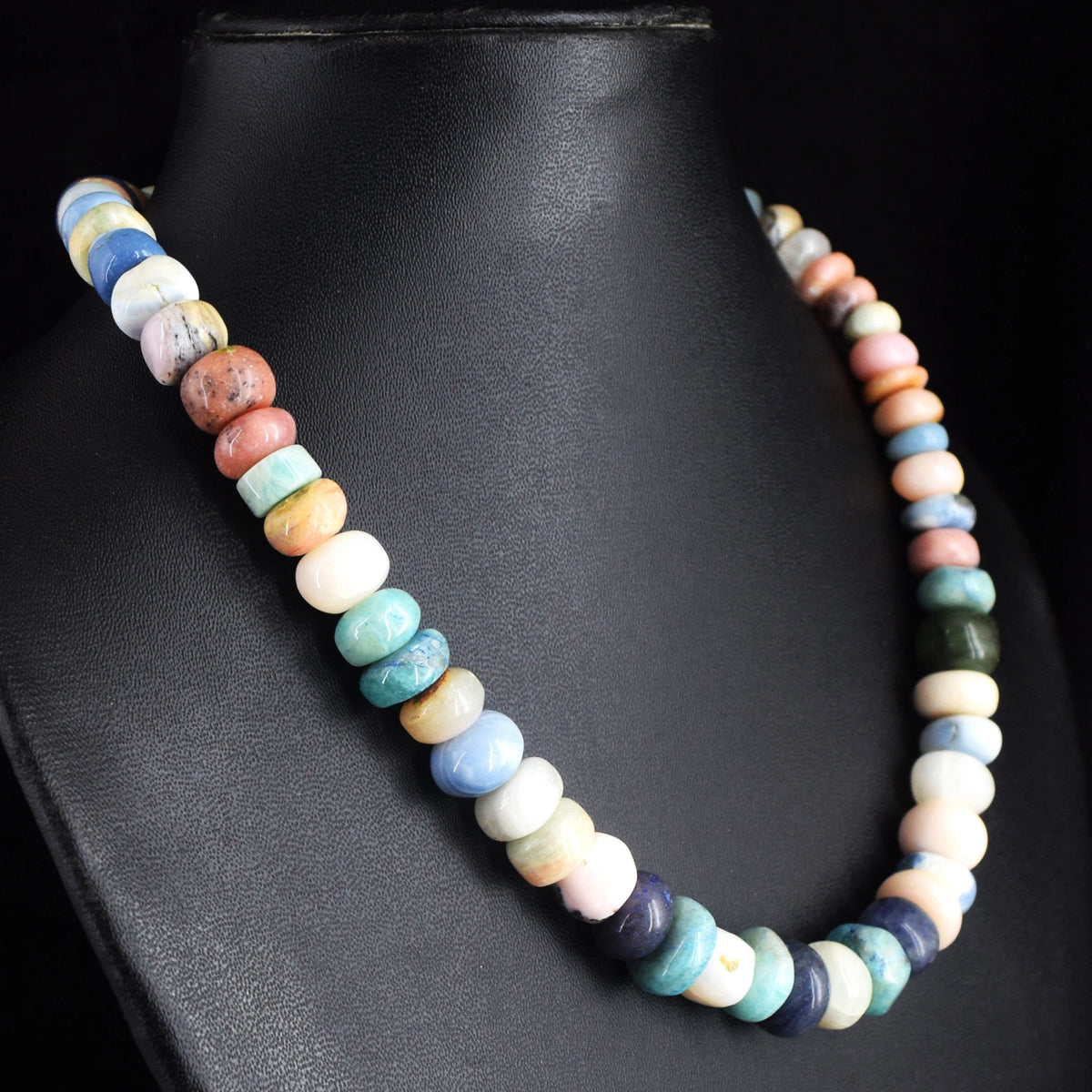 Echte Multi-Edelstenen Kralenketting 427,00 CT