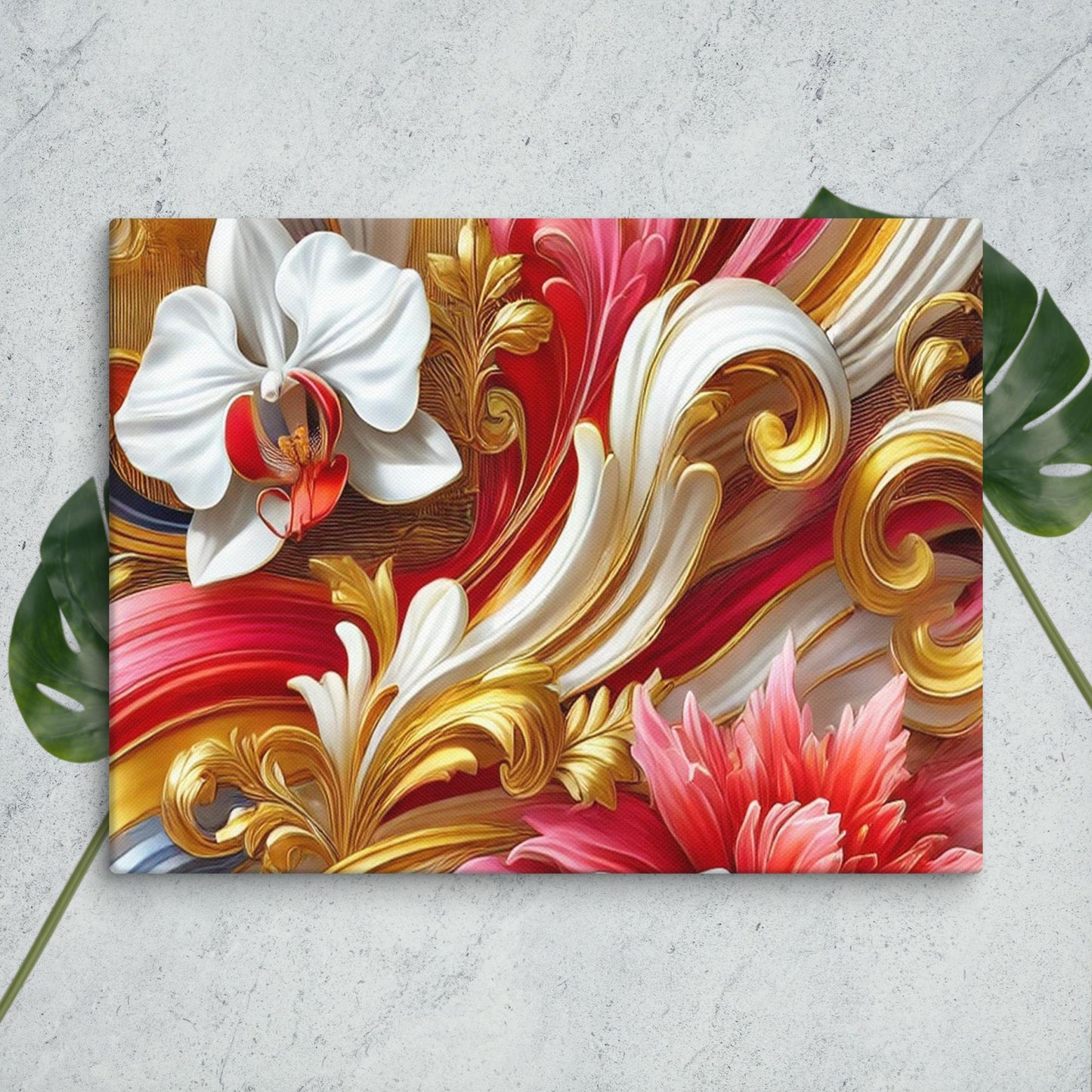 Geef je ruimte een vleugje luxe met dit opvallende canvas
