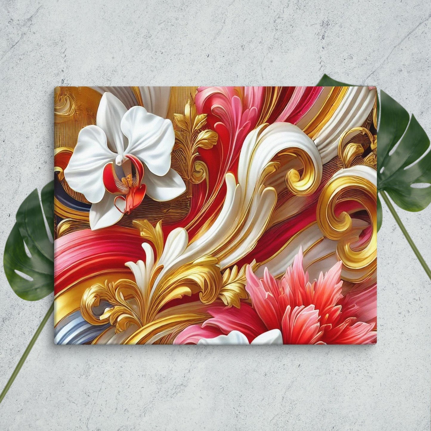 Geef je ruimte een vleugje luxe met dit opvallende canvas