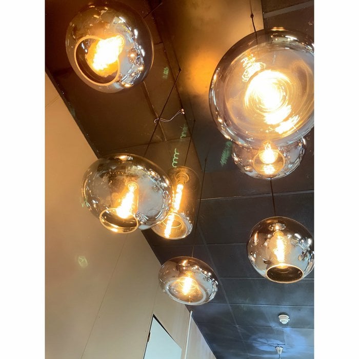 Chique Ava Hanglamp Smoke Glas 7-Licht