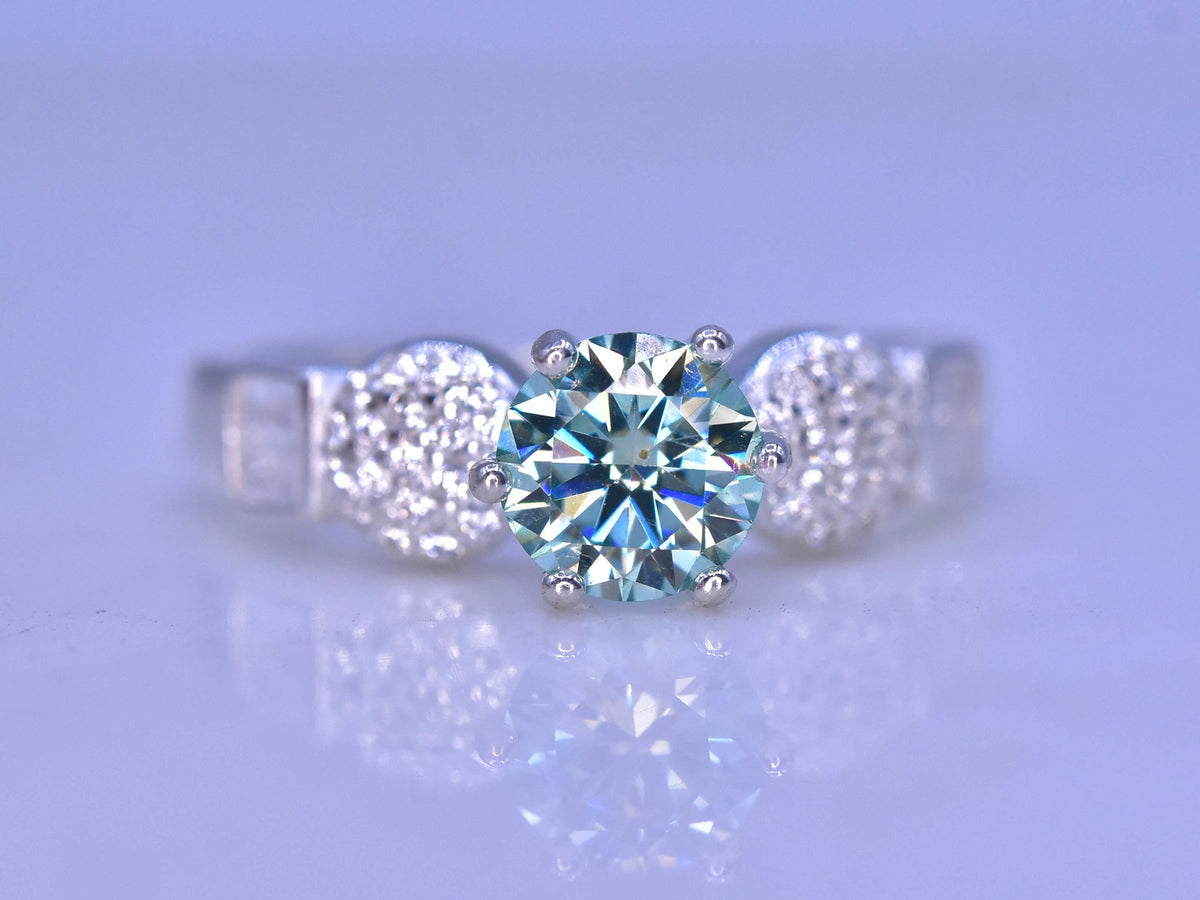 Schitterende Moissaniet Ring – 925 Sterling Zilver – Elegant Design