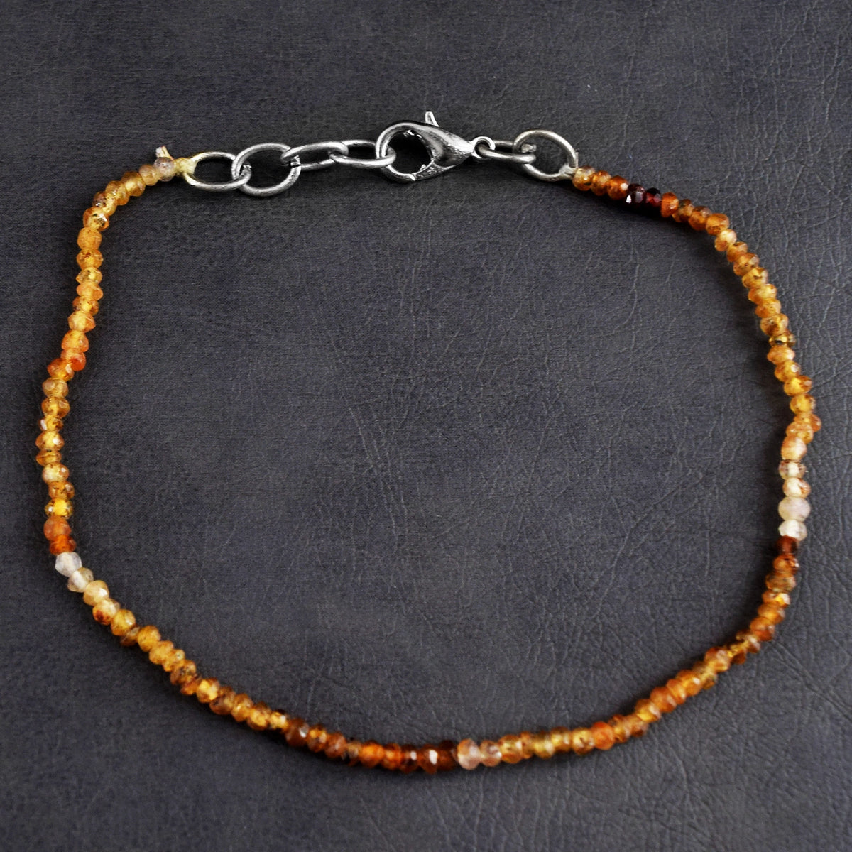 Echte Hessoniet Granaat Armband met Gefacetteerde Kralen 15,00 CT