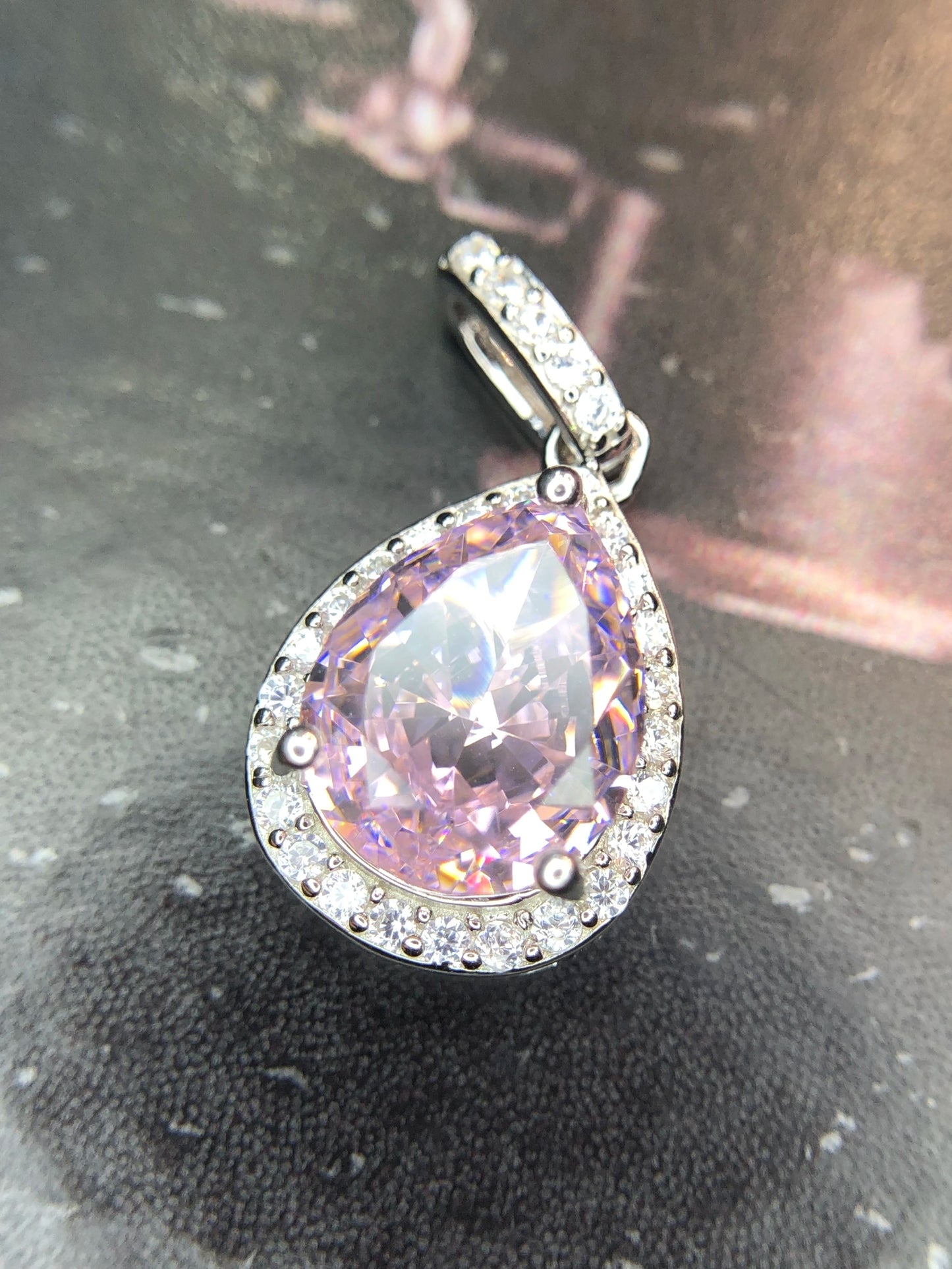 Hanger van 925 zilver met 15,20 ct cubic zirconia