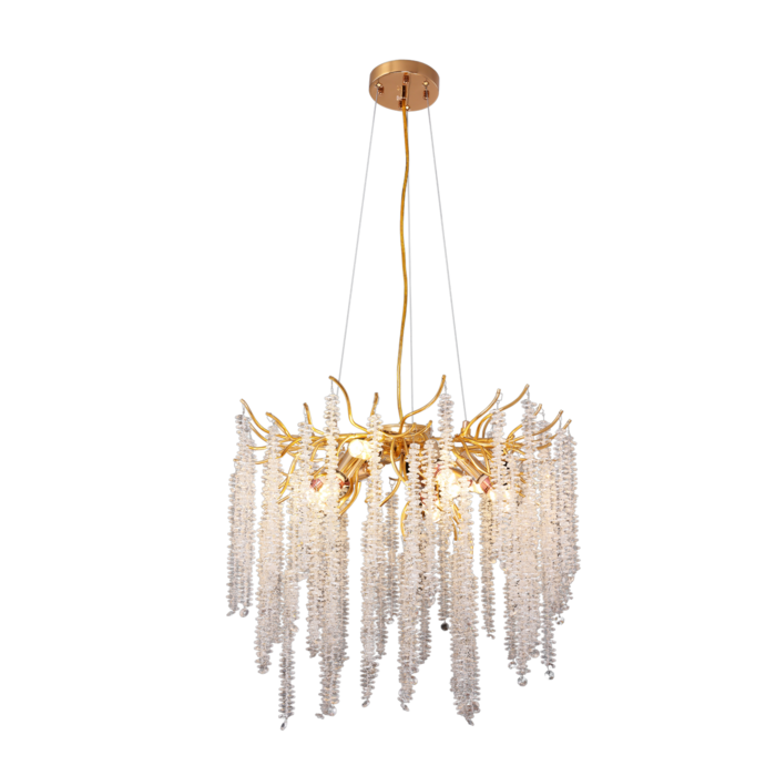 Chique Hanglamp Frost Gold