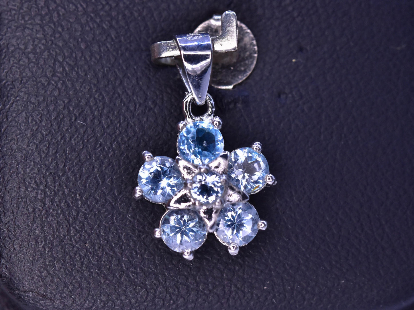 Natuurlijke zirkoonhanger – 4.80 ct, hemelsblauw, blauw, 925 sterling zilver