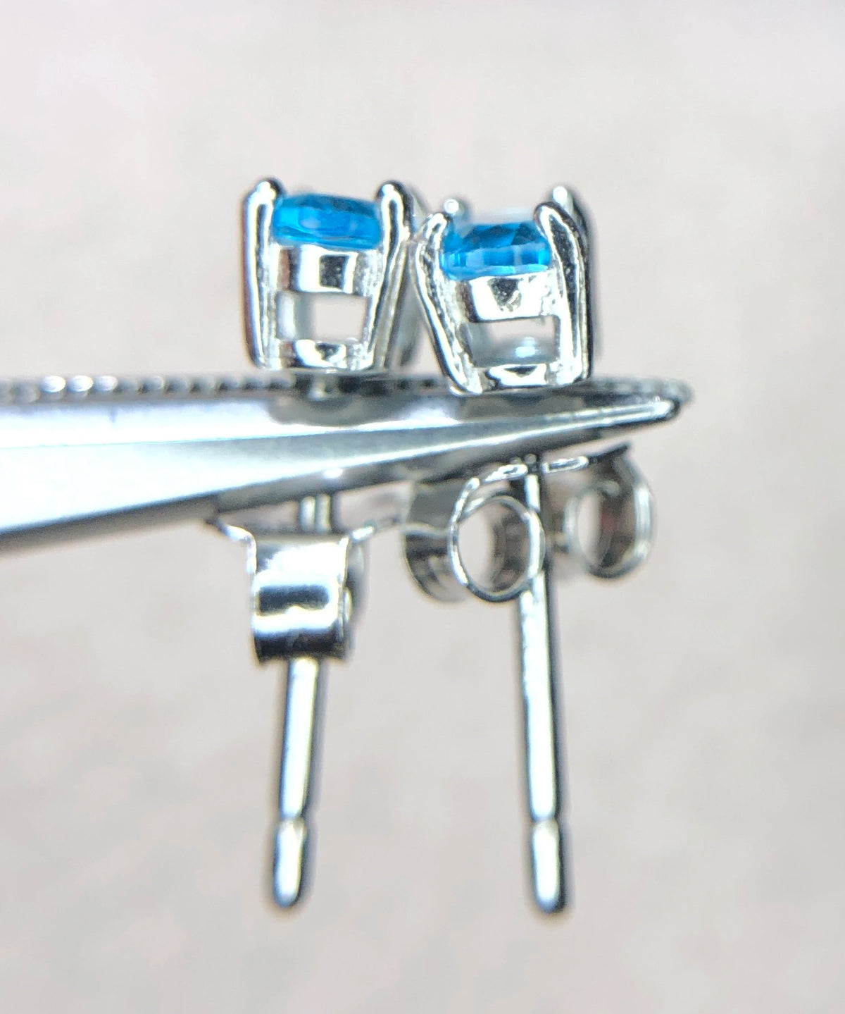 Swiss Blue Topaas Oorbellen – 3,70 ct – 925 Sterling Zilver