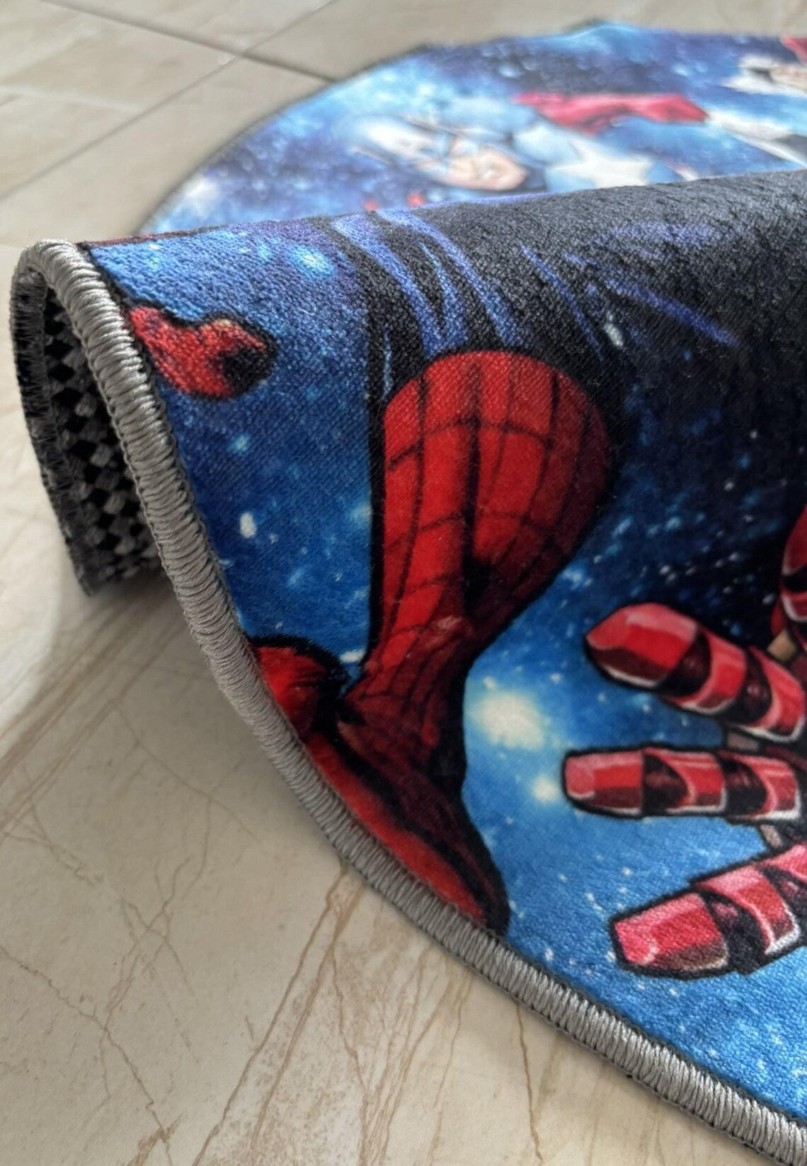 Rond Marvel Avengers vloerkleed super kwaliteit