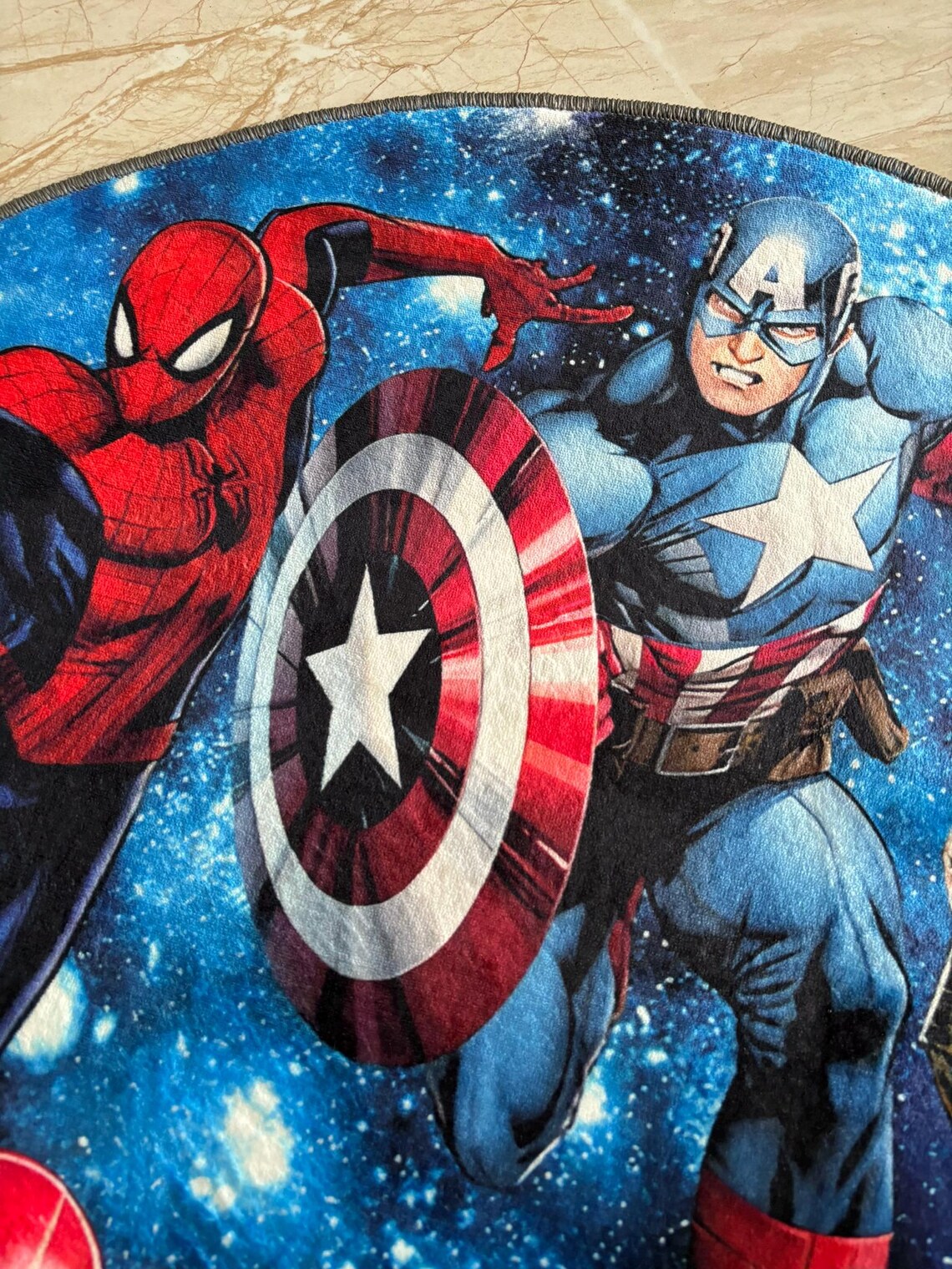 Rond Marvel Avengers vloerkleed super kwaliteit