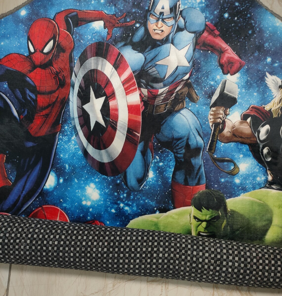 Rond Marvel Avengers vloerkleed super kwaliteit