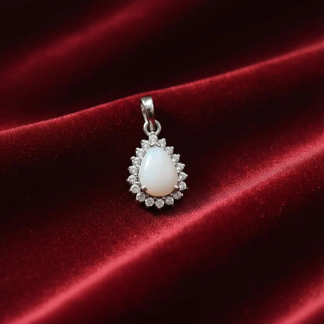 925 Zilveren Opaal Hanger – Multi-Fire Ethiopian Opaal