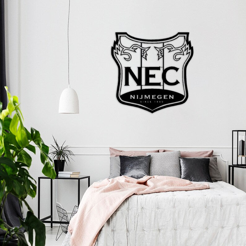 Create a true NEC fan experience with our unique handmade wall decoration