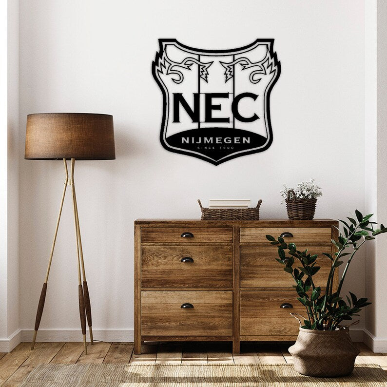 Create a true NEC fan experience with our unique handmade wall decoration