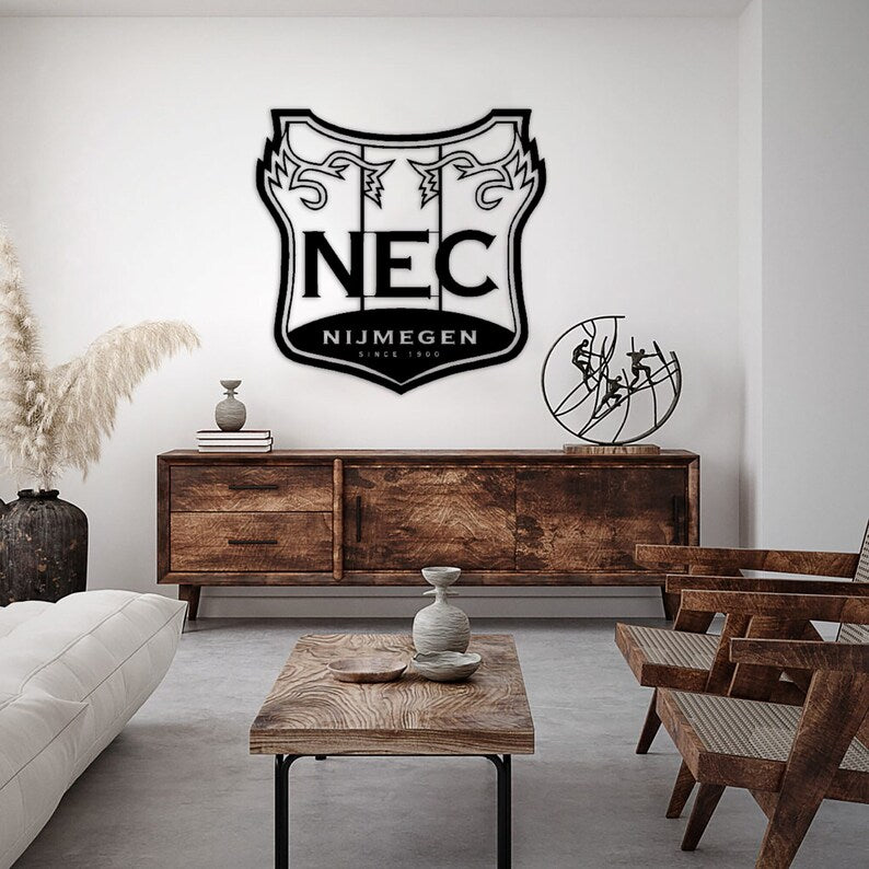 Create a true NEC fan experience with our unique handmade wall decoration