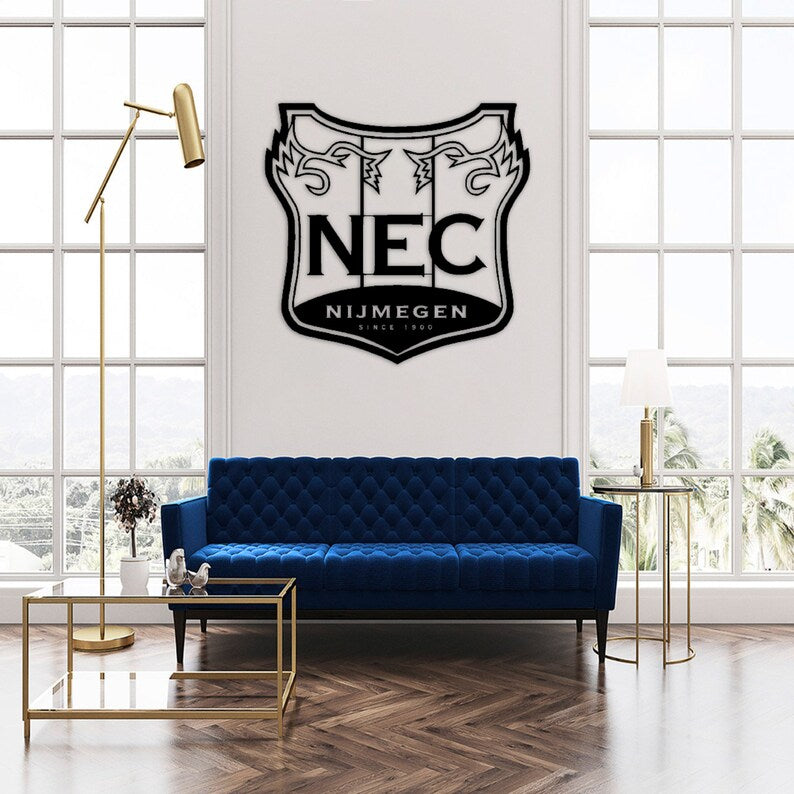 Create a true NEC fan experience with our unique handmade wall decoration