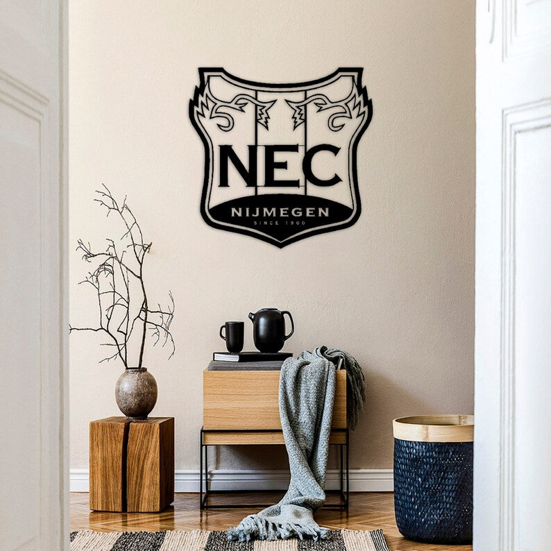 Create a true NEC fan experience with our unique handmade wall decoration