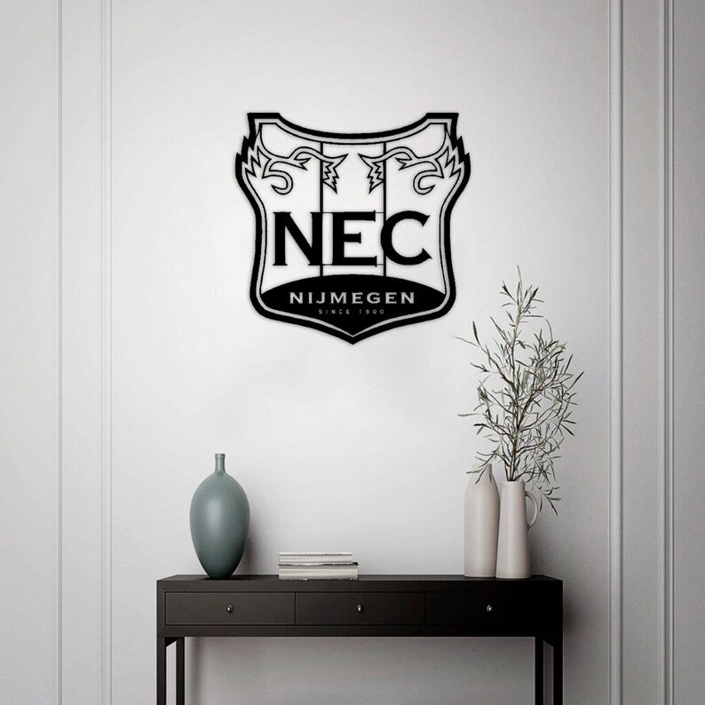 Create a true NEC fan experience with our unique handmade wall decoration