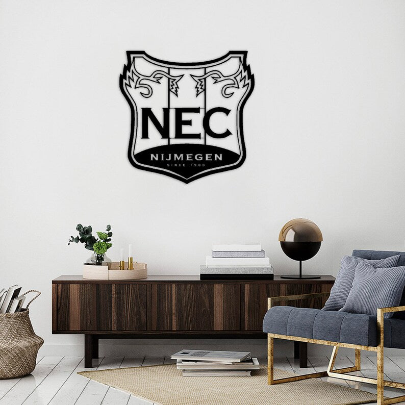 Create a true NEC fan experience with our unique handmade wall decoration