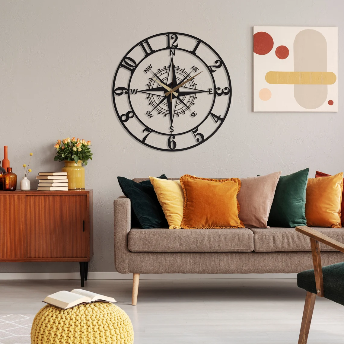 "Ontdek de unieke industriële wandklok - een echte blikvanger voor in huis!"