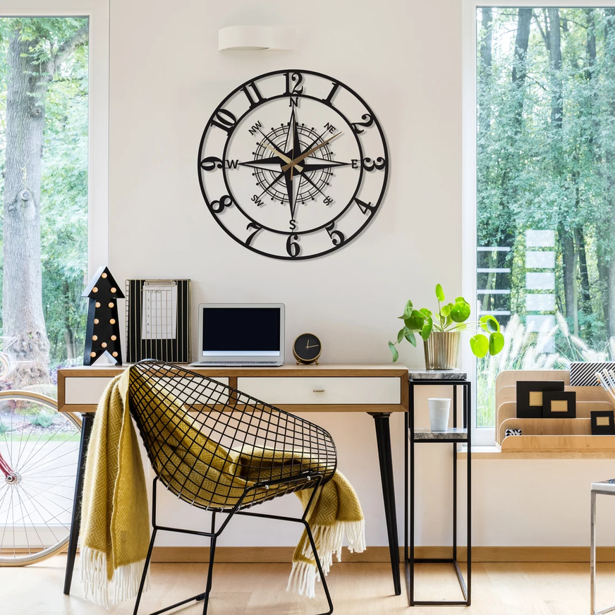 "Ontdek de unieke industriële wandklok - een echte blikvanger voor in huis!"