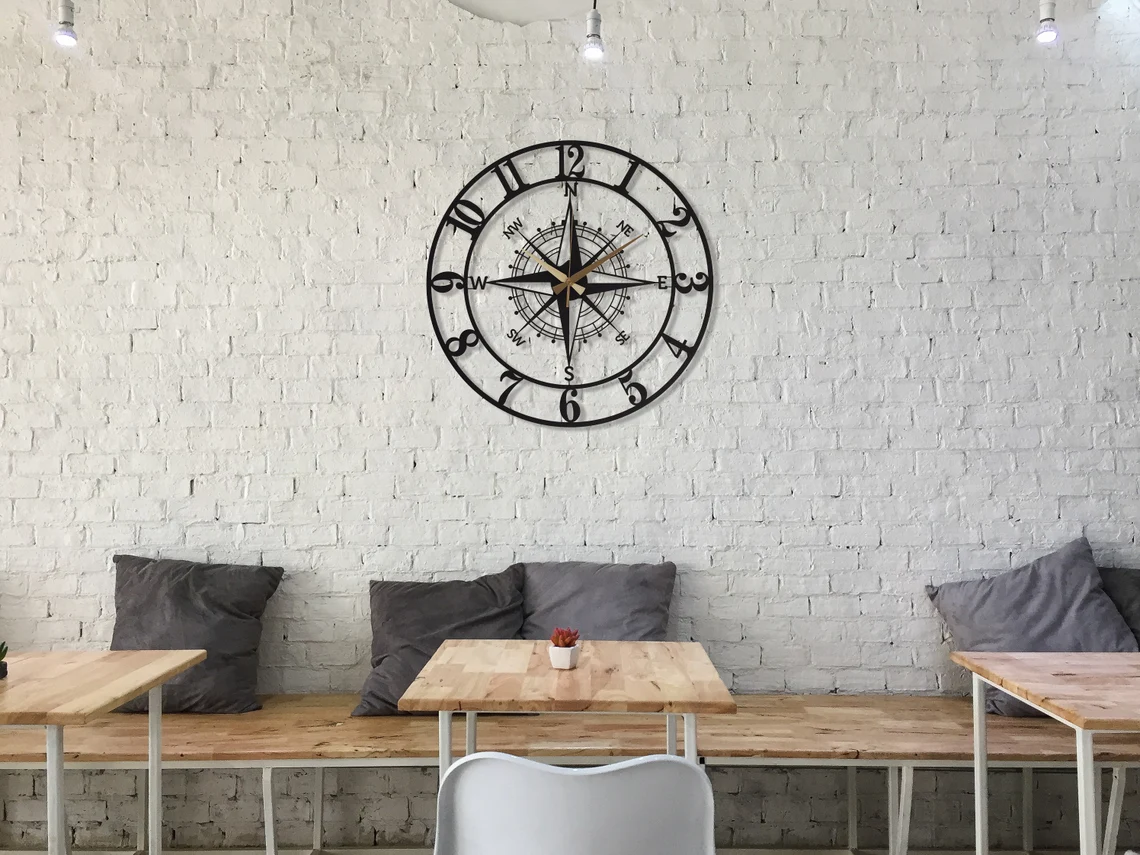 "Ontdek de unieke industriële wandklok - een echte blikvanger voor in huis!"