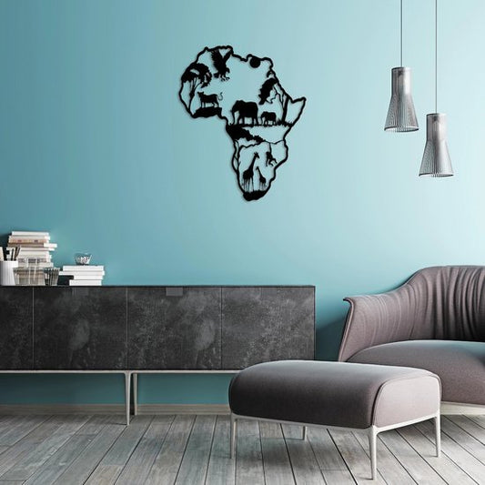 Beautiful handmade African animals for the wall!