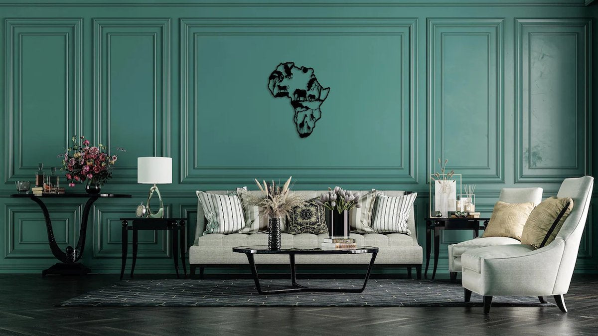 Beautiful handmade African animals for the wall!