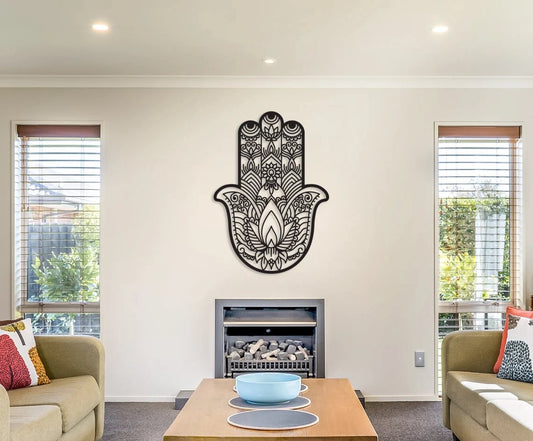 Beautiful handmade Hamsa artwork for your wall!