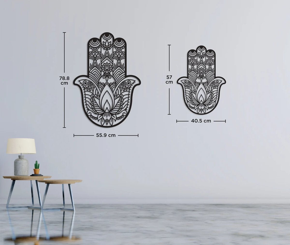 Beautiful handmade Hamsa artwork for your wall!