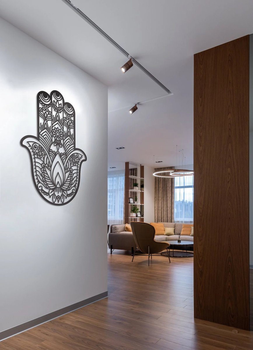 Beautiful handmade Hamsa artwork for your wall!