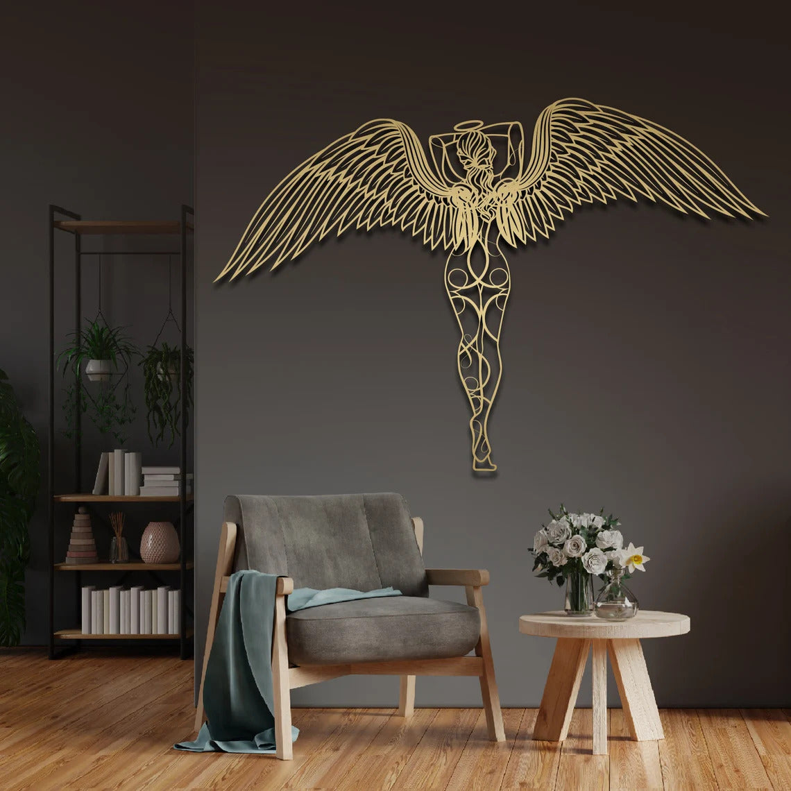 "De Unieke Beschermengel - Een Eye-Catcher voor Uw Huis"