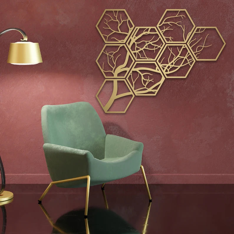 Haal de natuur in huis met onze handgemaakte levensboom wanddecoratie!