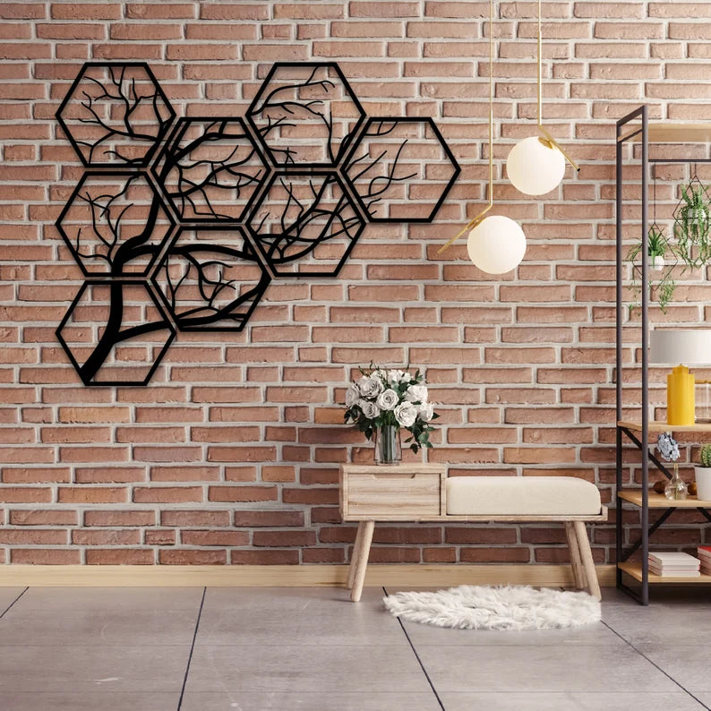Haal de natuur in huis met onze handgemaakte levensboom wanddecoratie!