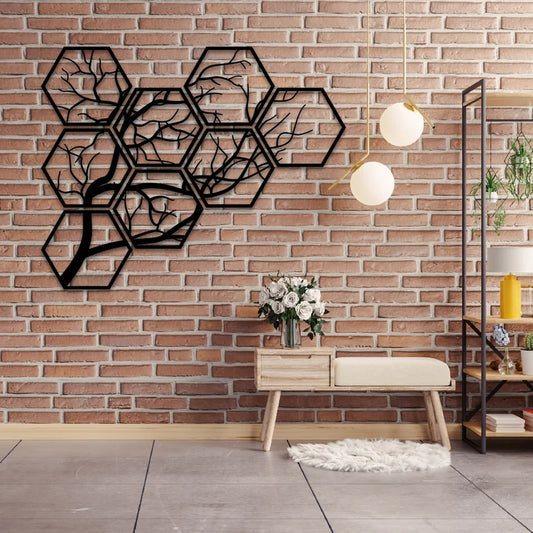Haal de natuur in huis met onze handgemaakte levensboom wanddecoratie!
